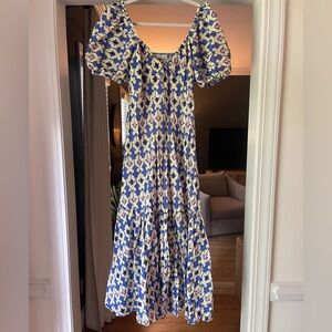 Zara Printed Midi Dress